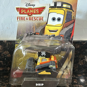 Disney Pixar Planes Fire & Rescue Drip Figure Vehicle New Mattel 2014